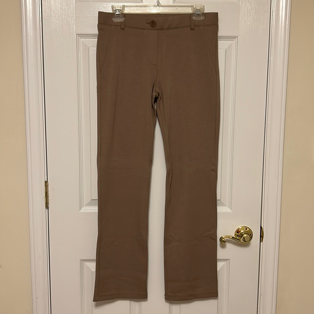 COPY - Betabrand Khaki Yoga Dress Pants